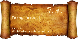 Tokay Arnold névjegykártya